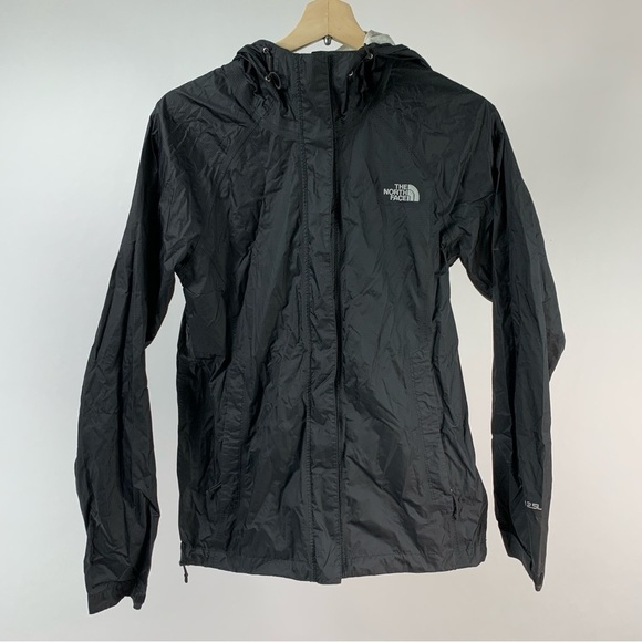 The North Face HyVent 2.5L Venture Black Rain Jacket Medium M - Picture 2 of 16